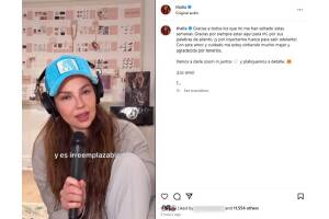 Thalía reaparece tras la muerte de Ernestina Sodi