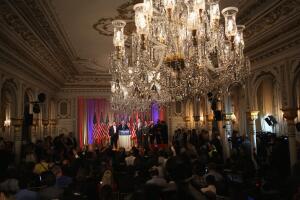Donald Trump Holds Super Tuesday Election Night Press Conf. In Palm Beach