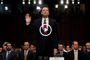 Presidente DOnald Trump y exdirector del FBI James Comey