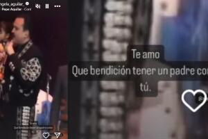 Este es el mensaje que Ángela Aguilar publicó en Instagram dedicado a su papá Pepe Aguilar en medio de los rumores de un supuesto distanciamiento entre ellos ante el romance que ella sostiene con Christian Nodal.    