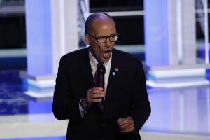 Democratic National Committee Chairman Tom Perez speaks before the start of the first U.S. 2020 presidential election Democratic candidates debate in Miami, Florida, U.S.,