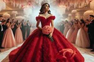 El padre de la joven no pudo asistir a la fiesta, así que fue a visitarlo a su trabajo.