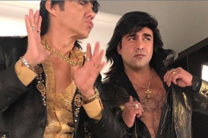 Adrián Uribe y Albertano 