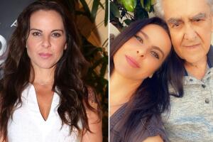 Kate del Castillo admite que, al igual que su padre, Eric del Castillo, no quería vacunarse contra el covid-19, enfermedad que recientemente superó