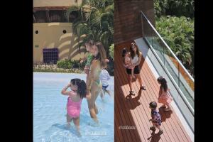 Claudia Álvarez protagoniza tiernas fotos con sus hijos 