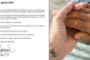 Comunicado salud Eugenio Derbez