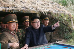 El líder nocoreano Kim Jong Un parace estar confiado en el nivel de desarrollo de su programa nuclear. 