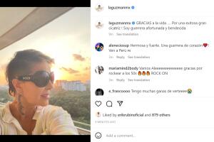 Alejandra Guzmán publicó un mensaje tras su operación.