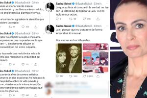 "Nos vemos en los tribunales", advirtió Sasha Sökol a Luis de Llano.
