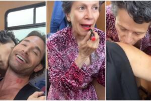 Patricia Reyes Spíndola besó a Sebastián Rulli en varias partes del cuerpo
