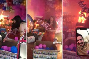 Fiesta ‘gender reveal’ casi provoca un incendio: viral