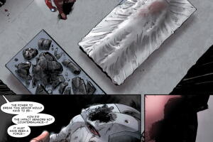Tony se entera de la muerte de Rhodey
