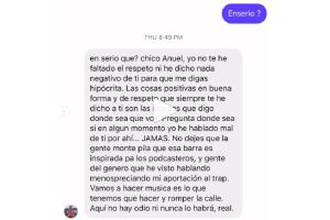 El supuesto mensaje de Bad Bunny a Anuel AA