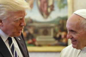 Papa Francisco y Donald Trump en El Vaticano