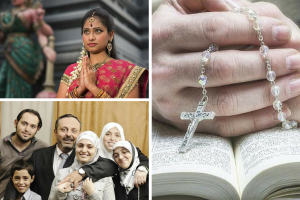 Hinduismo, islam y cristianismo