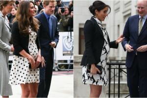 Kate y Meghan look embarazo