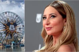 Geraldine Bazán publicó en Instagram una foto de una las atracciones de Disneyland a donde habría viajado junto con Giovanni Medina, ex de Ninel Conde.
