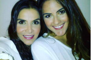 Natalia Ramírez e hija