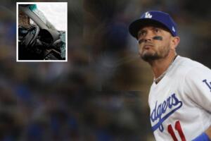 Miguel Rojas gana Dodgers Los Ángeles rompen Lamborghini robar bolso suegra