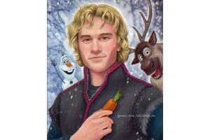 Famosos de Hollywood como príncipes de Disney