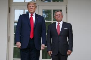 Donald Trump,King Abdullah II