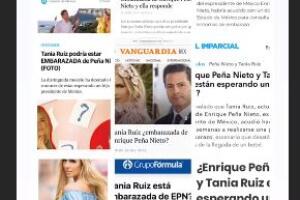 Tania Ruiz Eichelmann niega rumor de embarazo, abril 2019