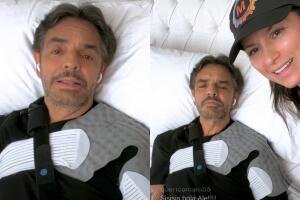 Accidente Eugenio Derbez: el actor reaparece y cuenta que sufre "fuertes dolores"