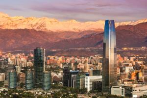 Skyline of Santiago de Chile