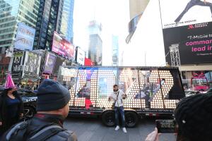 2022 New Year's Eve Numerals Arrive In Times Square