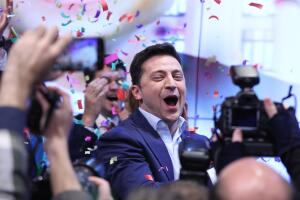 Comedian Zelensky Wins Elections With 73 Percent In Exti Polls