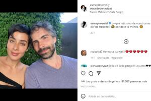 Osvaldo Benavides y Esmeralda Pimentel 