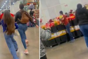 Revendedores de Costco pelean ahora por flores para el 14 de febrero y en redes no los perdonan