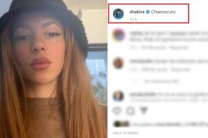 Esta es la polémica foto y mensaje que Shakira publicó con la palabra "Chiaroscuro".