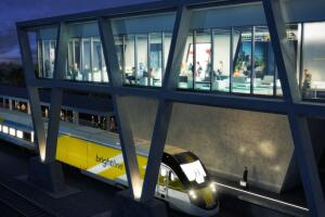 Comienza la construcción del tren Brightline