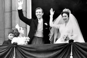 The newly-wed Princess Margaret, the you