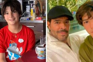 Pablo Montero y su hijo