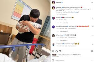 Nace tercer hijo de Eduin Caz