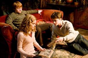 Harry, Rony e Hermione 