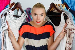 Nothing to wear and hard to decide concept