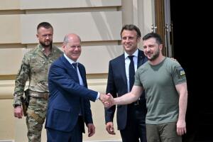 UKRAINE-FRANCE-GERMANY-ITALY-RUSSIA-CONFLICT