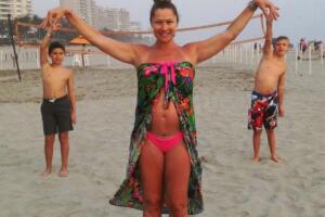 Lety Calderón y sus hijos