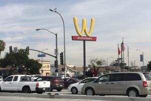 McDonald's Flipped Golden Arches