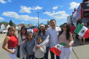 La Villita se vistió de verde, blanco y rojo
