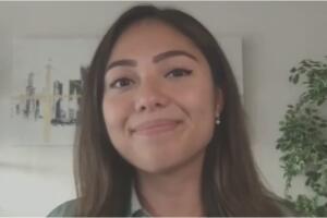 Kristen González, la ganadora de primarias al Senado de Nueva York y defensora del socialismo demócrata.