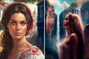 Portugal (izquierda) y Venezuela (derecha)