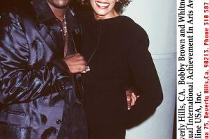 9/28/97 Beverly Hills, CA. Bobby Brown and Whitney Houston at the Third Annual International Achieve