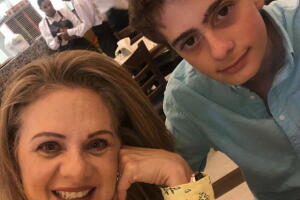 Erika Buenfil e hijo
