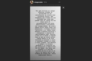 Eiza González publica en Instagram un mensaje para quienes criticar su cuerpo