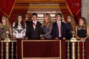 Enrique Peña Nieto y Angélica Rivera 15 de septiembre 2016