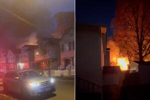 Incendio en Roselle, Nueva Jersey destruye varias casas y deja decenas de desplazados.